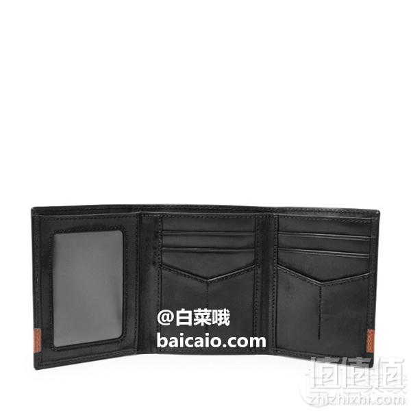 Fossil 化石 Quinn 男士三折真皮钱包 Prime会员免费直邮含税到手241元