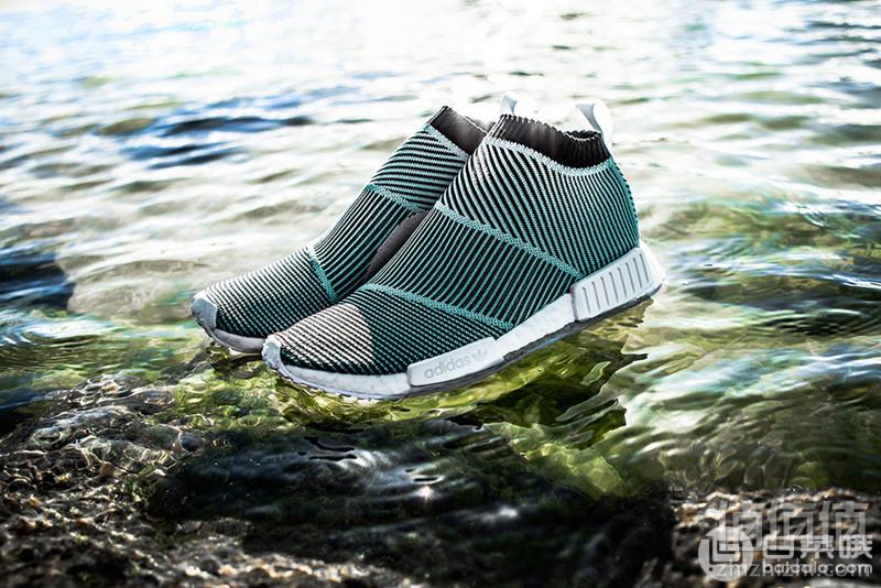 国内￥1259，adidas Originals × Parley 阿迪达斯 海洋联名款 NMD CS1 男士运动休闲鞋*2件 2.48到手折合新低420元/件（第二件半价）