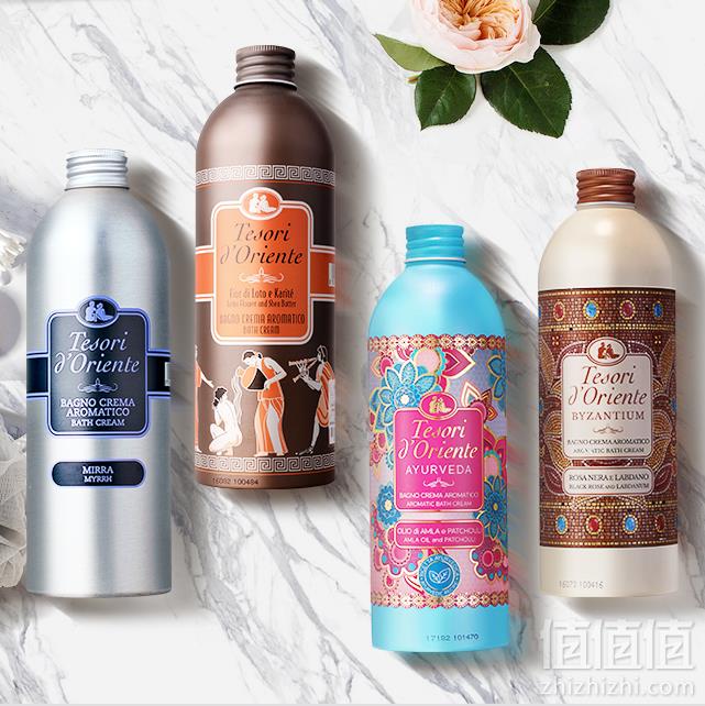 意大利进口，Tesori d'Oriente 东方宝石 香水型沐浴乳液500ml 多款49元包邮（需用券）