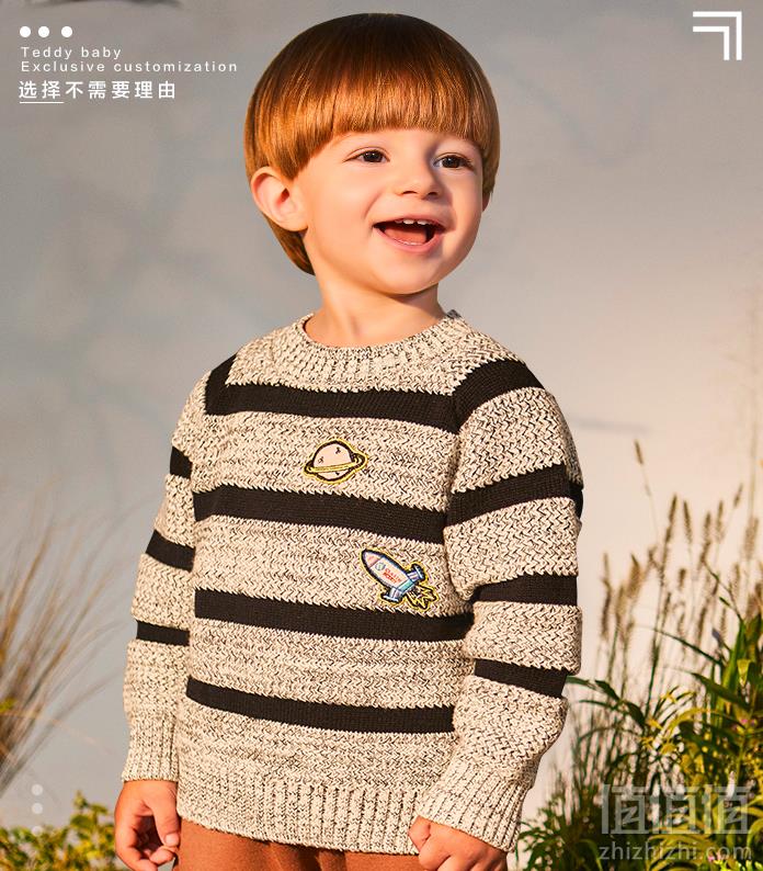 ClassicTeddy 精典泰迪 儿童圆领毛衣 多色 2件99.9元包邮
