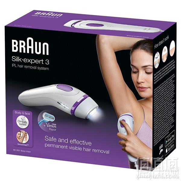 Braun 博朗 BD-3001 家庭IPL激光脱毛仪 Prime会员免费直邮含税到手新低1457.74元