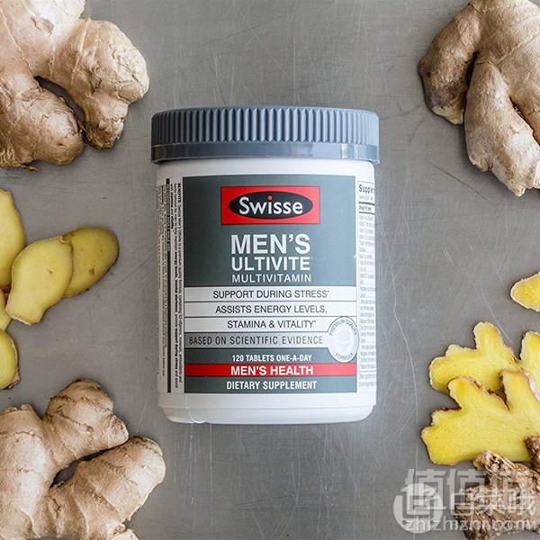 金盒特价，Swisse 男性复合维生素片120片 Prime会员凑单免费直邮含税到手145.24元