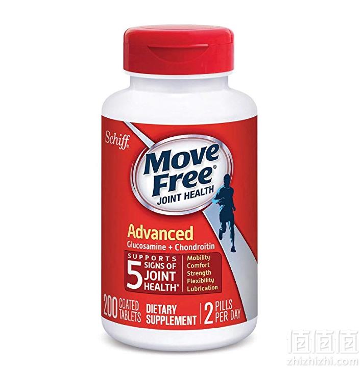 Schiff 旭福 Move Free 维骨力 关节灵软骨素 红瓶基础版 200粒到手144.61元