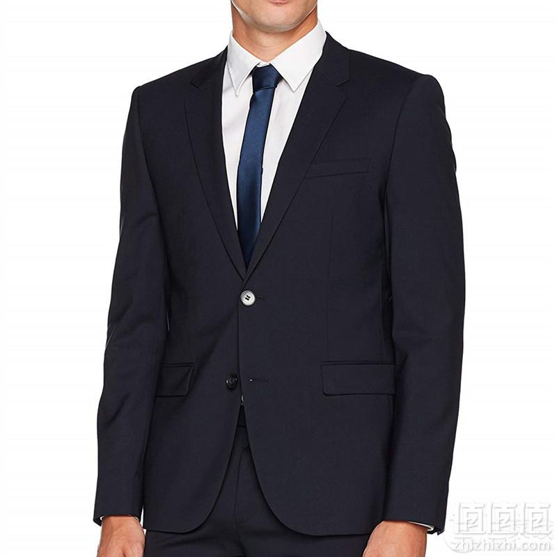 限90码，HUGO Hugo Boss 雨果·博斯 Alans 男士修身初剪羊毛西装 Prime会员免费直邮含税到手754元
