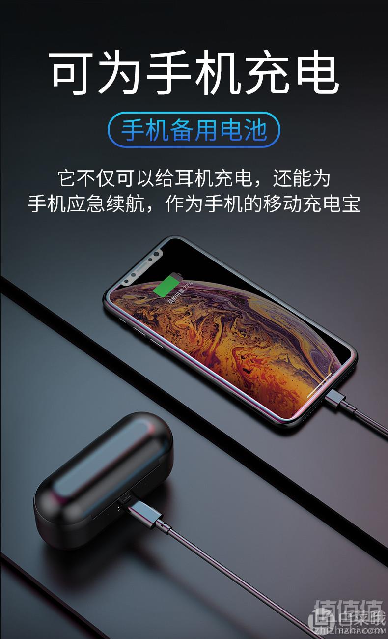 夏新 F9蓝牙耳机 迷你型收纳仓充电79元包邮（需领券）