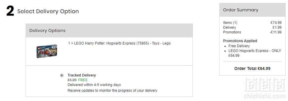 LEGO 乐高 哈利波特系列 75955 霍格沃茨特快列车 史低£64.99免费直邮到手572元（需用码）