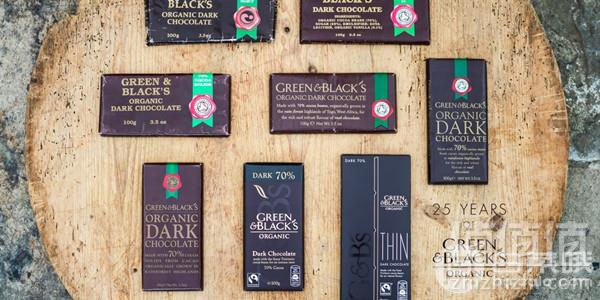 镇店之宝，Green & Black's Organic 70％可可 黑巧克力 100g*10排 Prime会员免费直邮无税到手218.26元