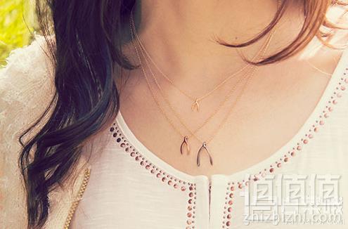 Prime会员镇店之宝，Amazon Collection 18寸纯银如愿骨吊坠项链69元