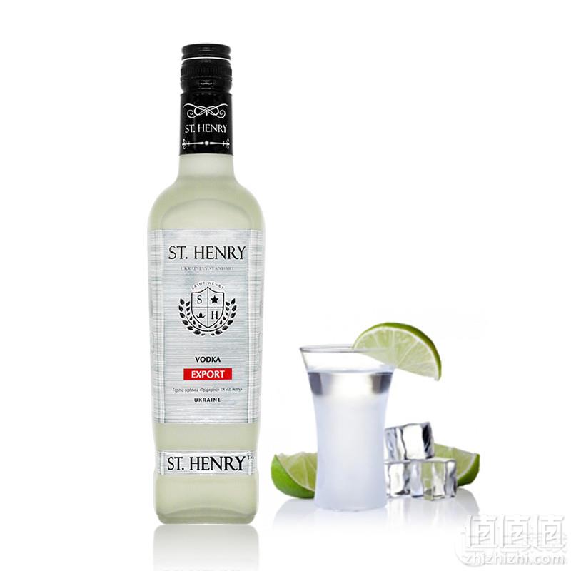 乌克兰原瓶进口，圣亨利 传统伏特加500ML38元包邮（需领券）
