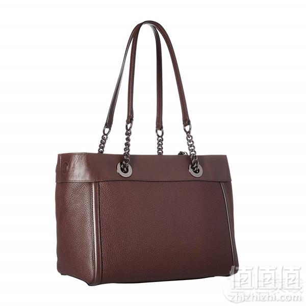 COACH 蔻驰 Turnlock Edie Carryall 女士真皮单肩包 3.5折 9.99到手1050元
