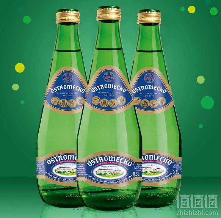 Ostromecko 圣波岚 含气天然矿泉水 300ml*12瓶低至39.5元（凑单满减）