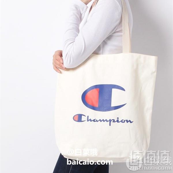Champion 冠军牌 日版大C印花 帆布单肩包52221 Prime会员凑单免费直邮含税到手110元