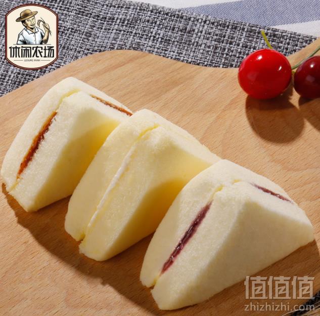 休闲农场 蒸三明治蛋糕500g*2箱装22.8元包邮（需领券）