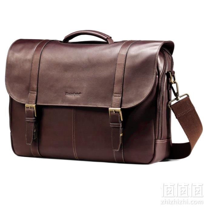 Samsonite 新秀丽 17英寸真皮复古公文包 新低.99转运到手550元（需用码）