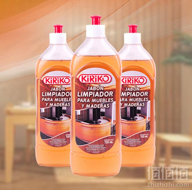 西班牙进口，KIRIKO  木质家具地板清洁剂护理液 750mL19.9元包邮（需领券）