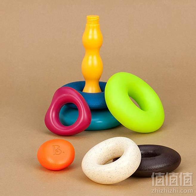 镇店之宝，B.Toys比乐 水漂石叠塔杯 益智堆环叠叠乐59元