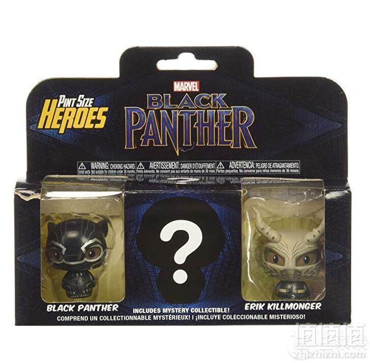 Funko Pint Size Hero：黑豹公仔3件套  Prime会员凑单免费直邮到手66.95元