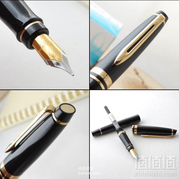 法国产，WATERMAN 威迪文 权威丽雅黑金夹钢笔  £42.78 直邮到手￥458