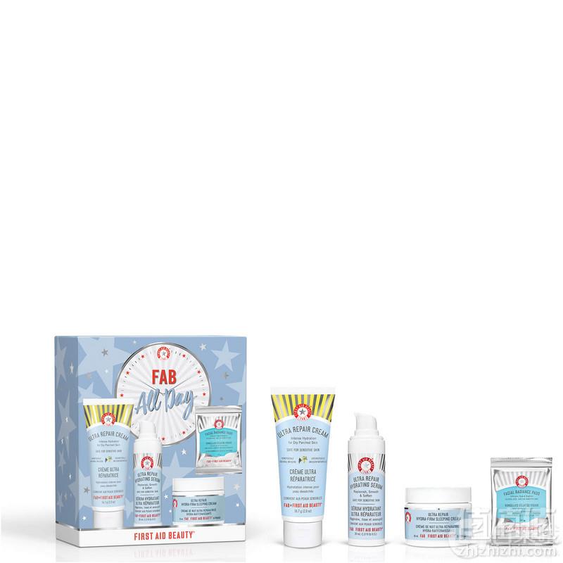 价值£73，FIRST AID BEAUTY 急救美人 护肤4件套 £23.8（需用码）凑单免费直邮到手210元