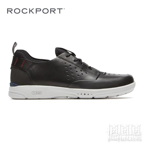 <span>7日开始前2小时白菜！</span>Rockport 乐步 TruFlex Ubal 男士真皮休闲鞋V82960新低189.2元包邮（多重优惠）