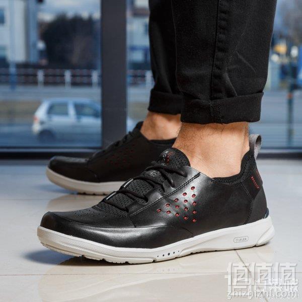 <span>7日开始前2小时白菜！</span>Rockport 乐步 TruFlex Ubal 男士真皮休闲鞋V82960新低189.2元包邮（多重优惠）