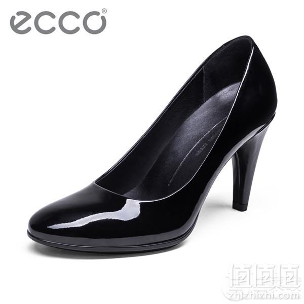 限36码，ECCO 爱步 Shape 75 型塑系列 女士真皮高跟单鞋 Prime会员免费直邮含税到手474元