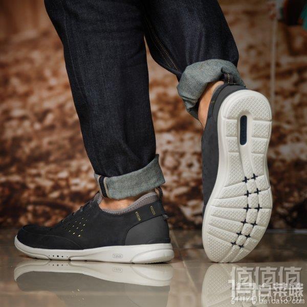 <span>7日开始前2小时白菜！</span>Rockport 乐步 TruFlex Ubal 男士真皮休闲鞋V82960新低189.2元包邮（多重优惠）