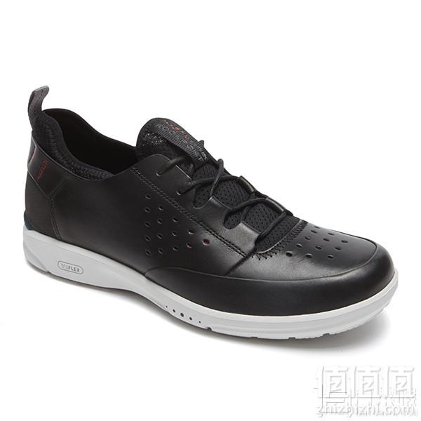 <span>7日开始前2小时白菜！</span>Rockport 乐步 TruFlex Ubal 男士真皮休闲鞋V82960新低189.2元包邮（多重优惠）