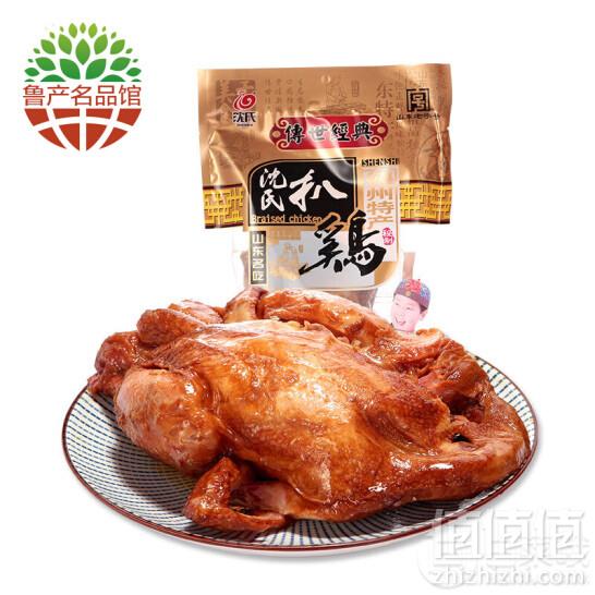 山东老字号，沈氏 德州扒鸡 真空包装 600g*4 ￥67.2包邮16.8元/只