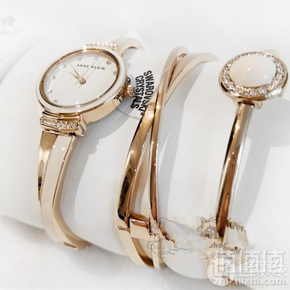 Anne Klein 安妮·克莱因 女士时尚腕表+手链套装惊喜特卖直降低价+Prime会员免费直邮