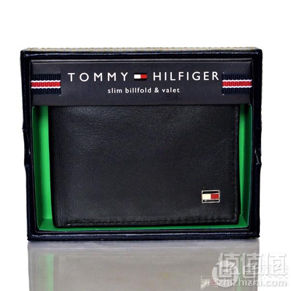Prime会员专享，Tommy Hilfiger 汤米·希尔费格 男士两折真皮钱包31TL13X008122.55元包邮包税（需用码）