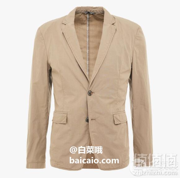 限L码，BOSS Hugo Boss 雨果·博斯 Bismark-D 男士修身纯棉西装 Prime会员免费直邮含税到手新低538元