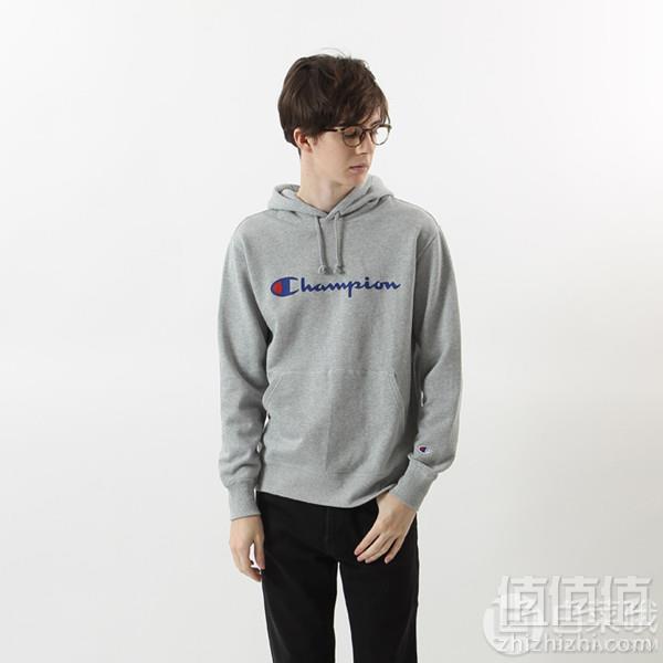 限M码，Champion 冠军牌 日本Basic线 C3-J117 男士纯棉连帽卫衣 Prime会员凑单免费直邮含税到手218元