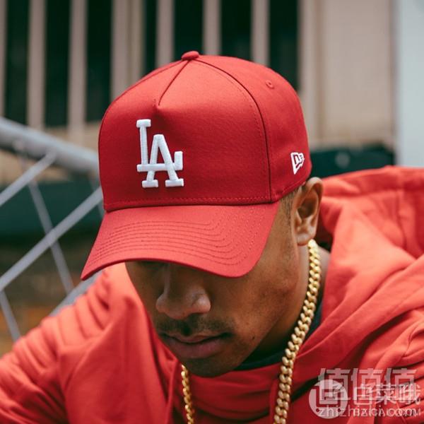 Mens Headwear New Era Los Angeles Dodgers 940 AFrame Grey Undervisor Snapback RedGrey  Curved Brim 01007568_0.jpg