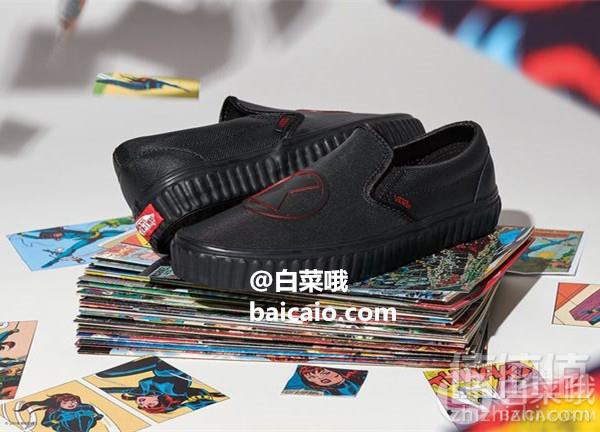 Vans × Marvel Collab 范斯 漫威联名款 中性一脚蹬休闲板鞋 .99到手270元