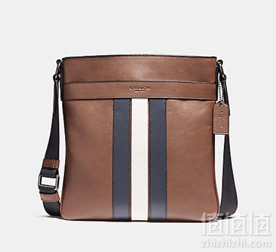 COACH 蔻驰 男士真皮单肩斜挎包 F23216 2色799元包邮包税（需领券）