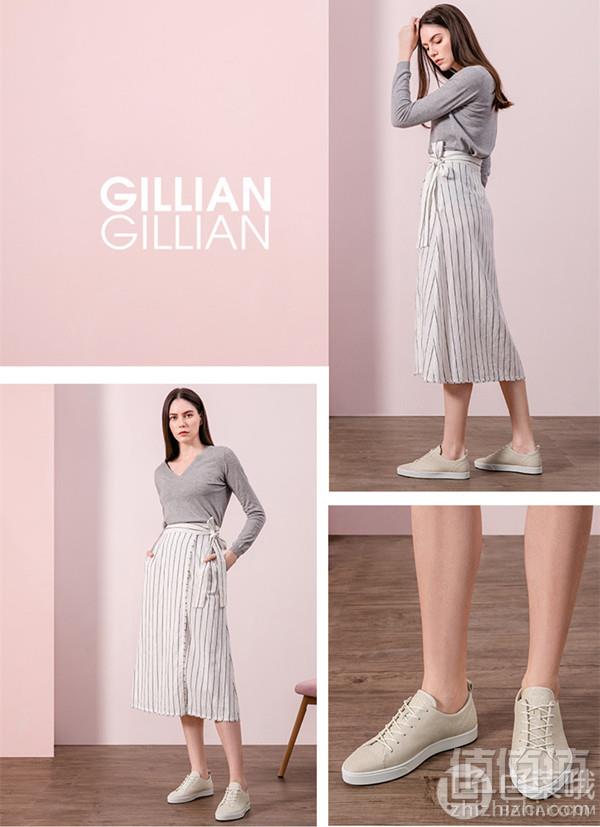 限37码，ECCO 爱步 Gillian吉莉系列 女士真皮休闲鞋 Prime会员免费直邮含税到手355元（天猫旗舰店折后￥1288）