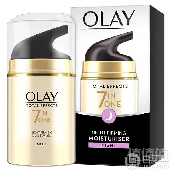 镇店之宝，OLAY 玉兰油 7合1抗衰老紧肤保湿全效晚霜50g Prime会员凑单免费直邮含税到手88元