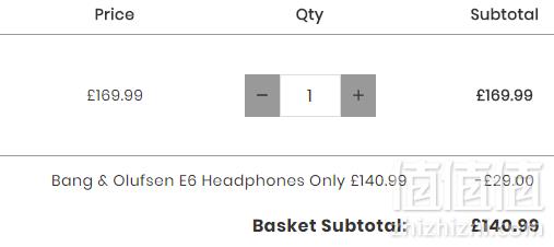 B&O PLAY Beoplay E6 入耳式无线蓝牙耳机 £140.991234元（需用码）