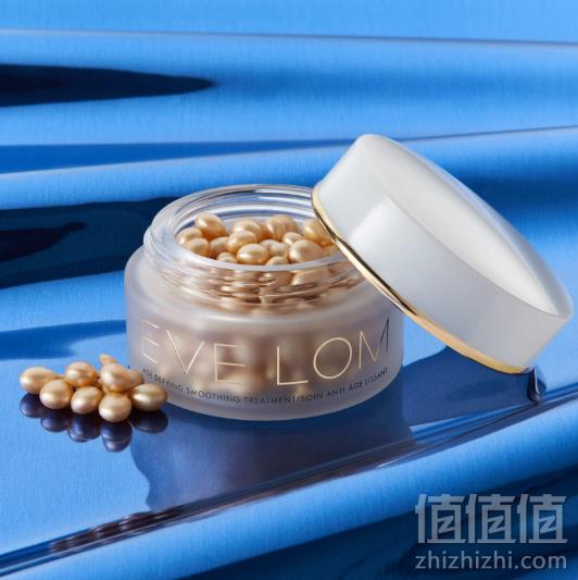 EVE LOM 全线7折，国内￥1200 赋颜抚纹胶囊精华 90颗 £84（需用码）免费直邮到手735元