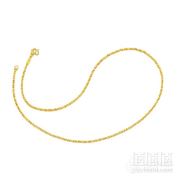 CHOW TAI FOOK 周大福 F132516 简约 足金车花时尚日字项链 9g2715元包邮（双重优惠）