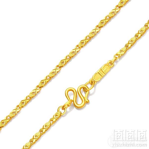 CHOW TAI FOOK 周大福 F132516 简约 足金车花时尚日字项链 9g2715元包邮（双重优惠）
