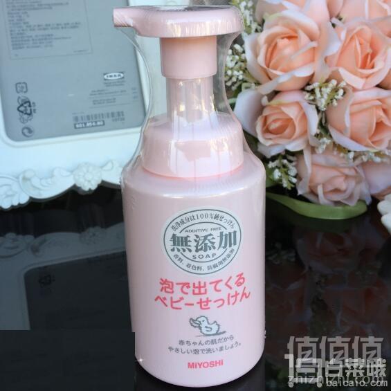 日本进口，MIYOSHI 三芳 无添加 儿童泡沫型沐浴露250ml*3瓶 Prime会员凑单免费直邮到手120.39元