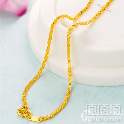 CHOW TAI FOOK 周大福 F132516 简约 足金车花时尚日字项链 9g2715元包邮（双重优惠）