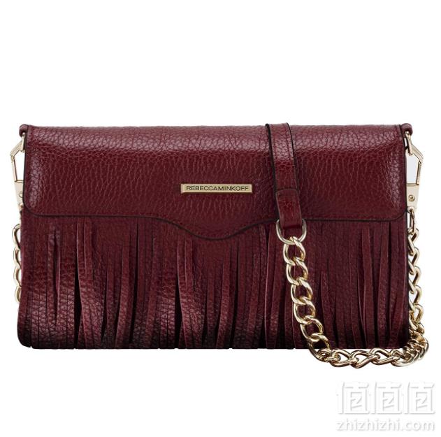 Rebecca Minkoff 瑞贝卡·明可弗 Universal Fringe Crossbody 女士真皮流苏斜挎包 Prime会员免费直邮含税到手291.46元