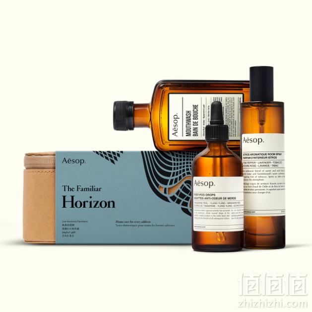 Aesop 伊索 熟悉的视野家居3件套装（漱口水250ml + 伊斯特洛斯室內喷雾100ml + 厕后点滴100ml）£45（需用码）免费直邮到手394元