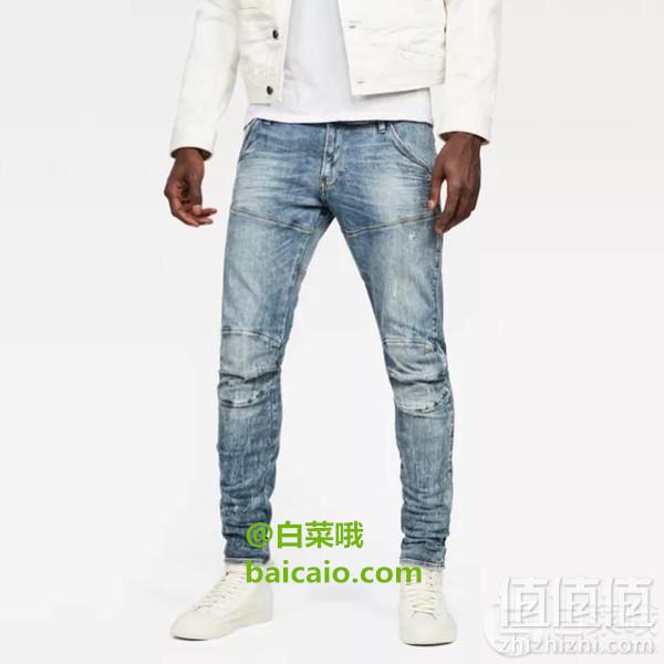 限28W/34L码，G-Star Raw 5620 3D剪裁男士紧身牛仔裤 Prime会员免费直邮含税到手289元