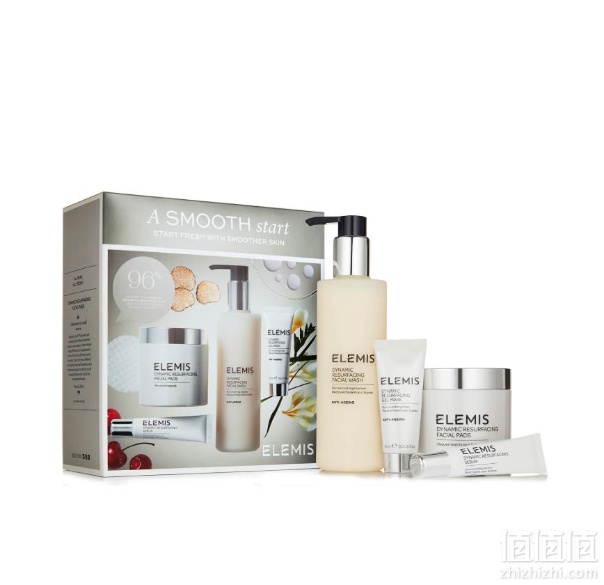 Elemis 艾丽美 明星产品 三重酵素护肤四件套装（洁面乳+啫喱面膜+去角质棉片+精华液） £41.25免费直邮到手360元