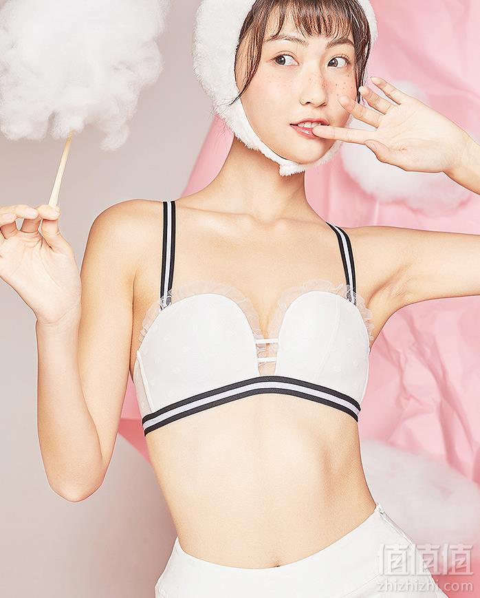 氧气内衣 baby Arugula 少女可爱波点蕾丝无钢圈内衣 多色58元包邮（需领券）