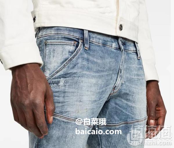 限28W/34L码，G-Star Raw 5620 3D剪裁男士紧身牛仔裤 Prime会员免费直邮含税到手289元